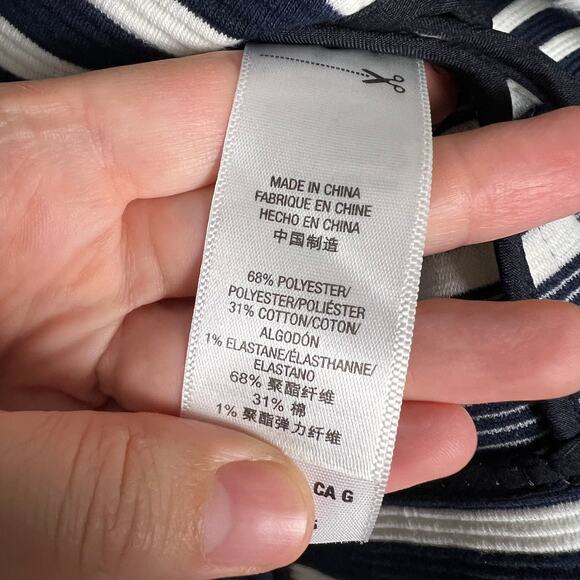 Juicy Couture Regal Angel Stripe Ponte 2 Piece Dress Jacket Set Size L - Picture 14 of 16